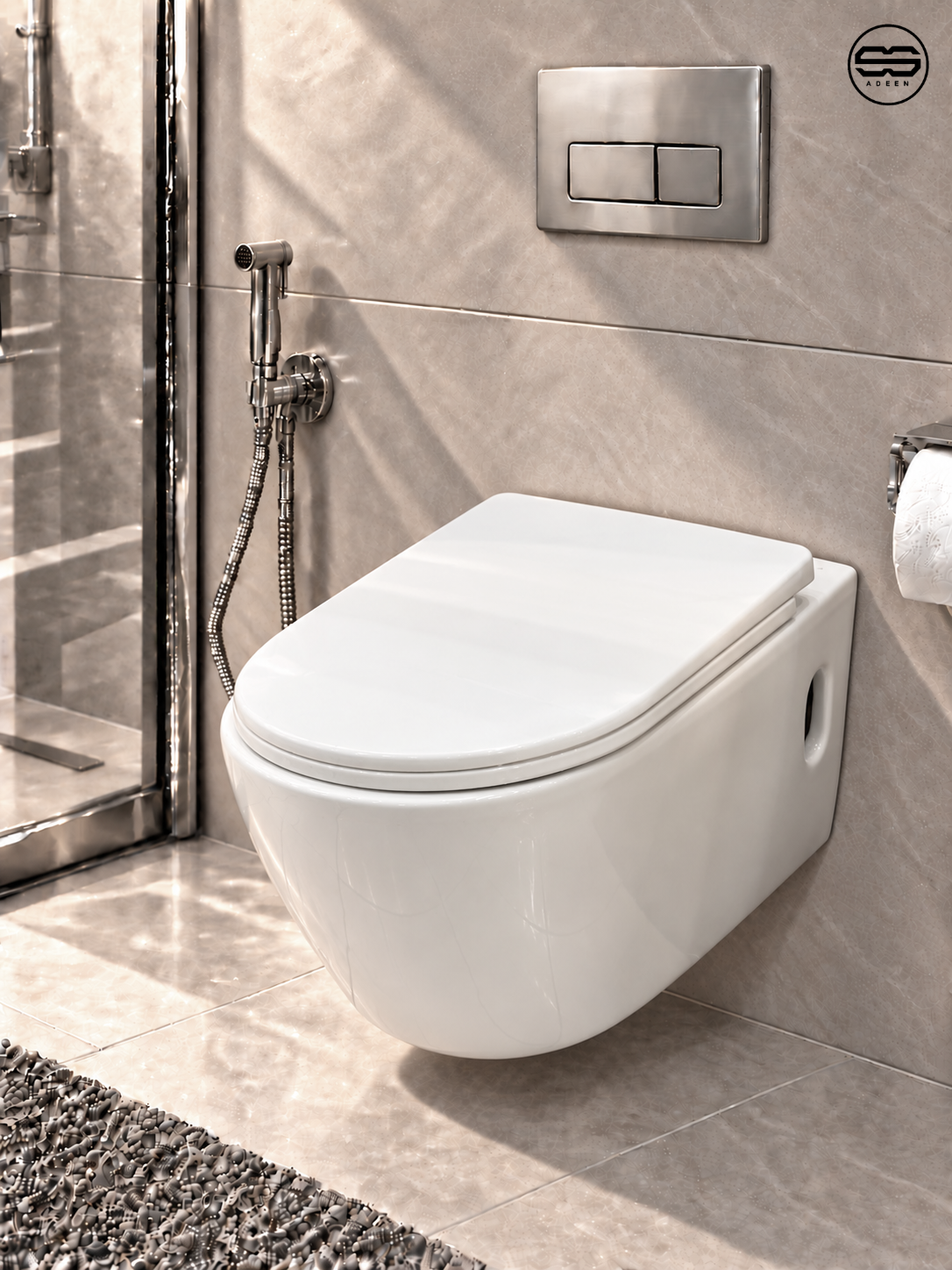 B-WHC 003-W Wall-Hang Commode