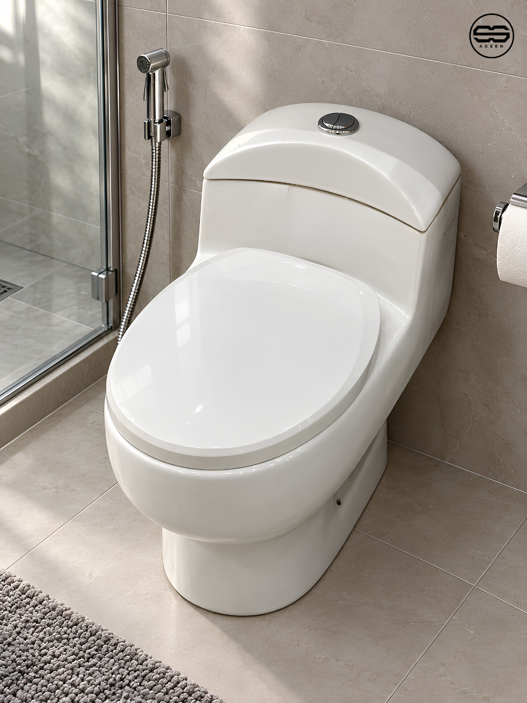 D-C DELL 1-W Floor Commode