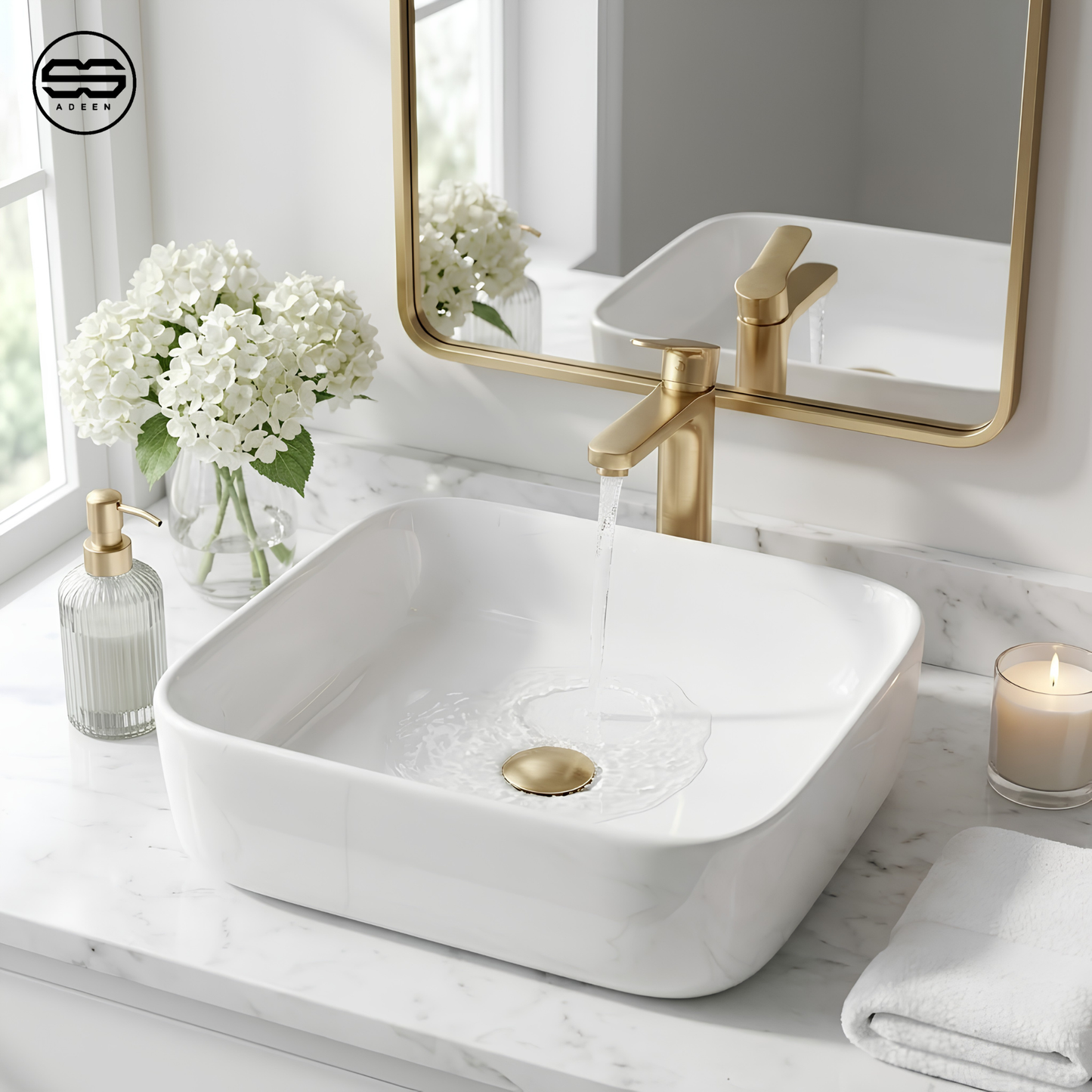 D-CB-SQUARE-W Basin