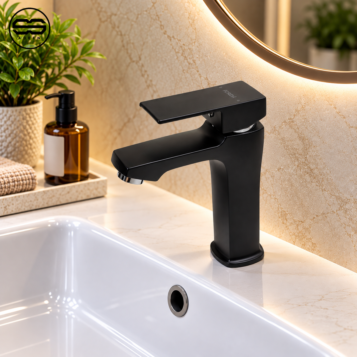 ZF-15007 Black Shower Set