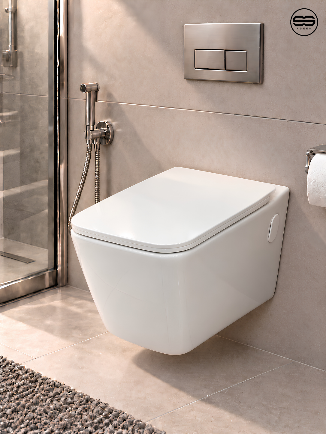 E-WHC-2000-W Wall-Hang Commode