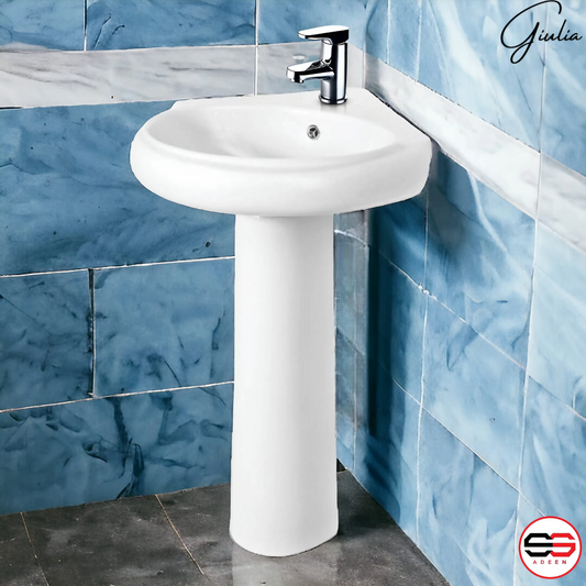 Giulia Corner Basin Pedestal