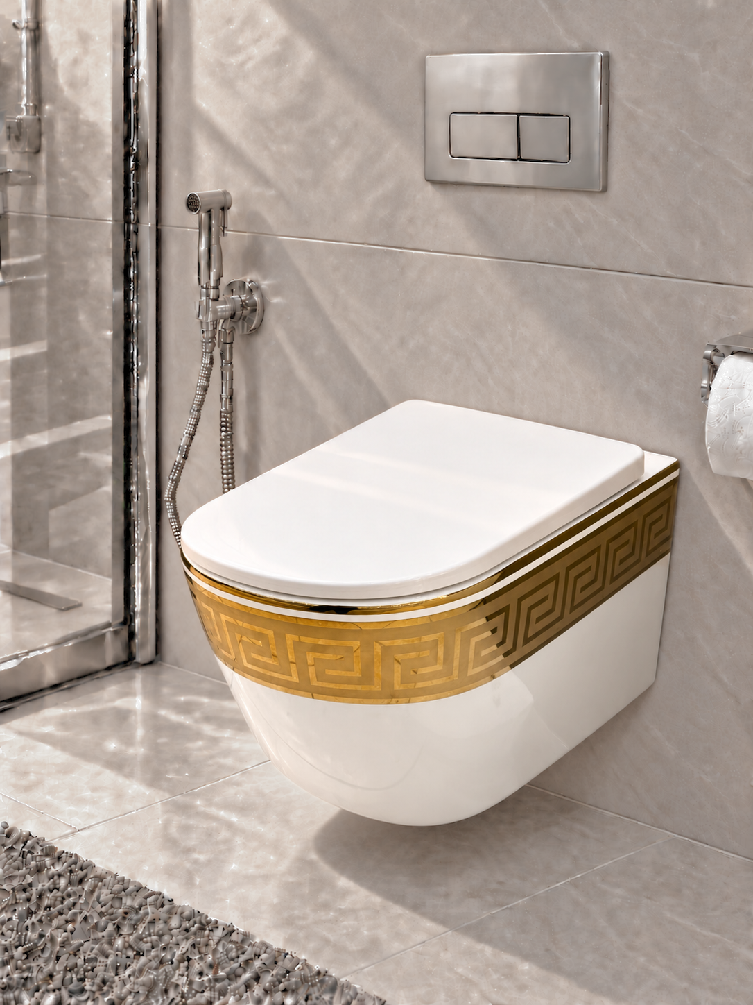 E-6046-1 Wall-Hang Commode