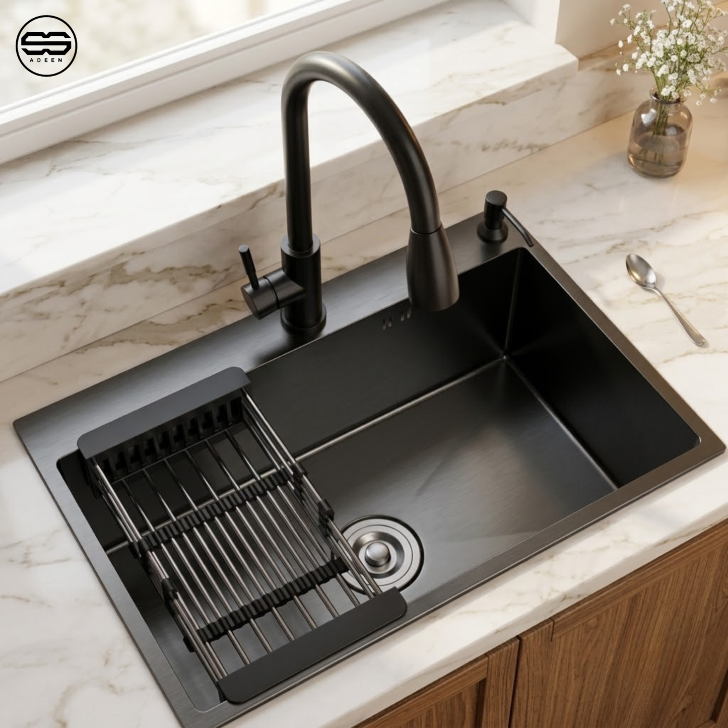 Black kitchen Sink