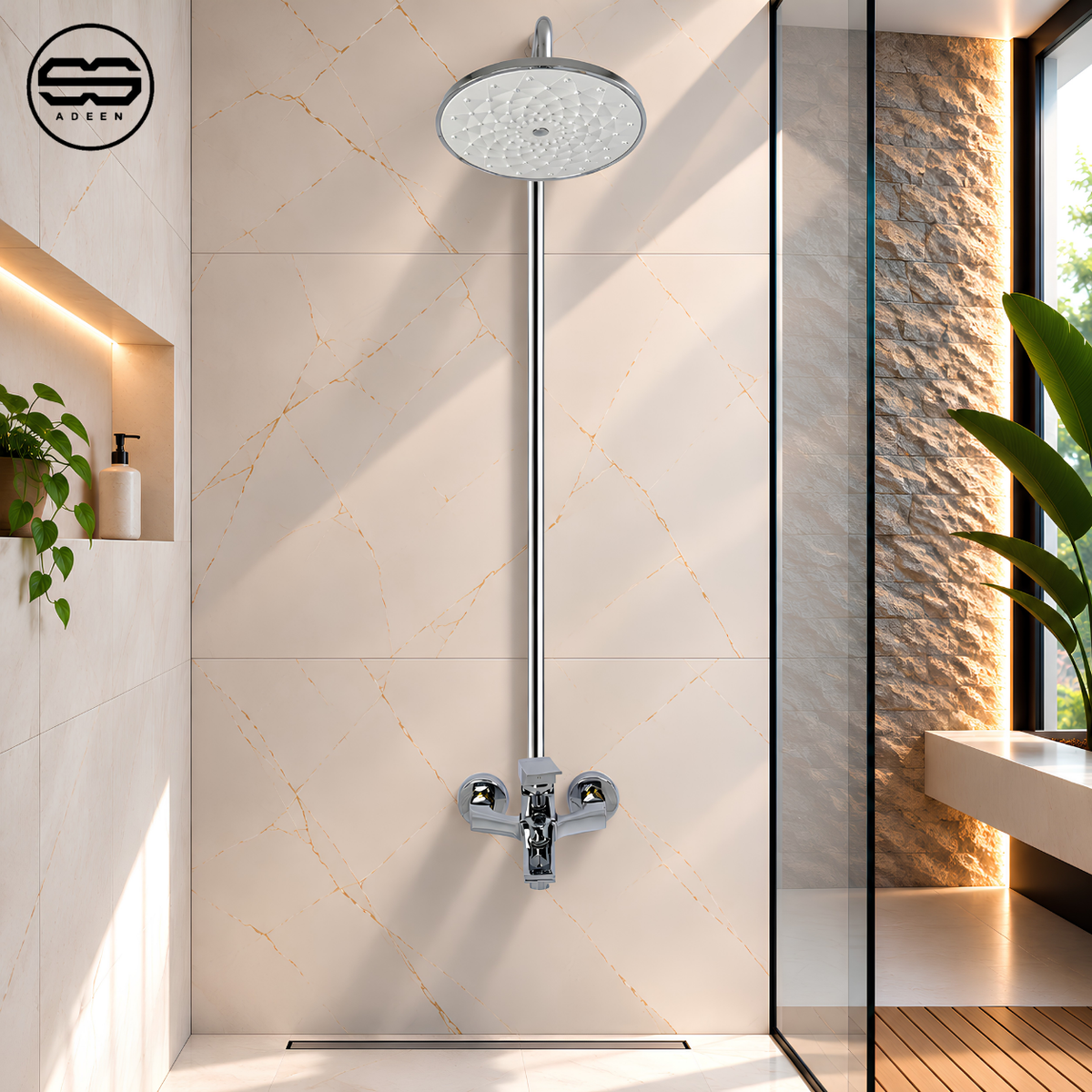 ZF-22007 CP Shower Set