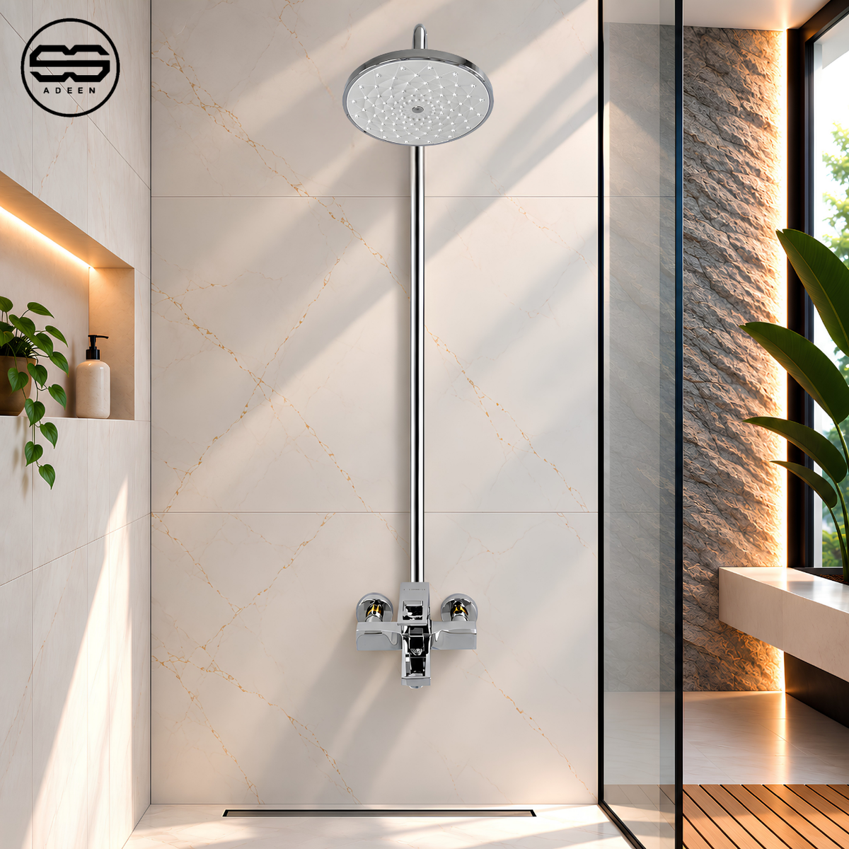 ZF-13007 CP Shower Set