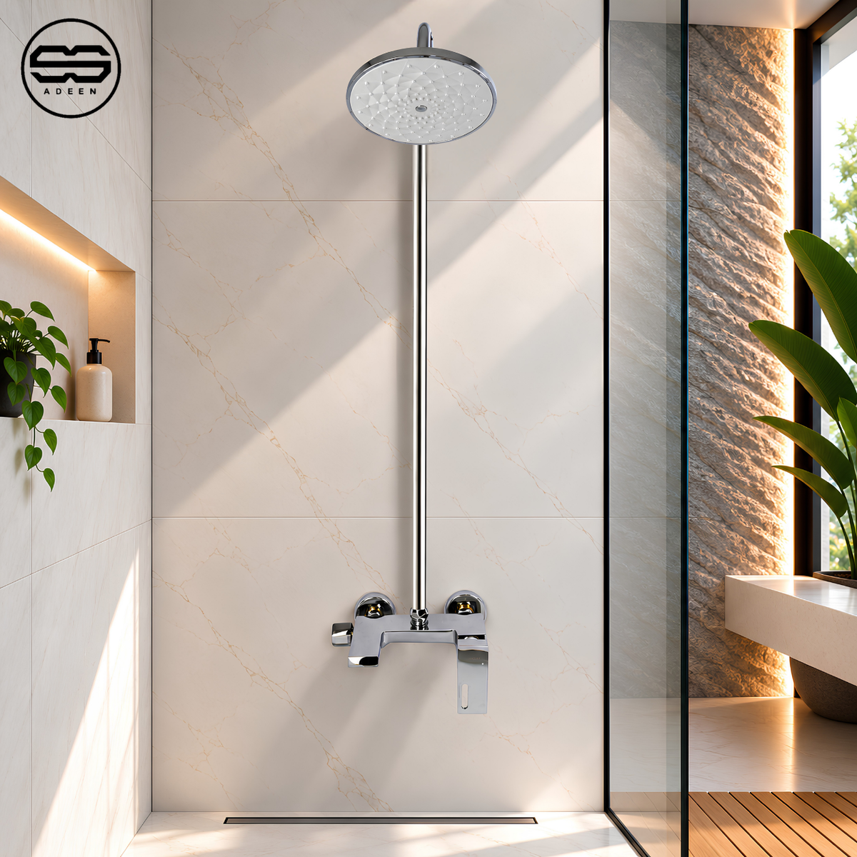 ZF-9807 CP Shower Set