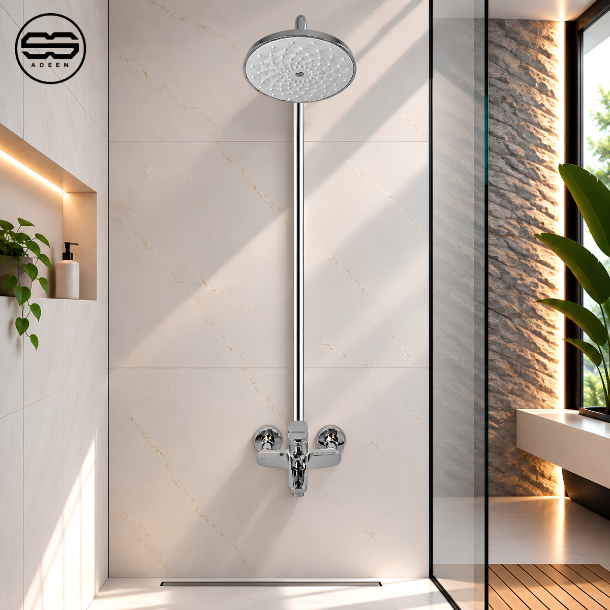 ZF-21007 CP Shower Set