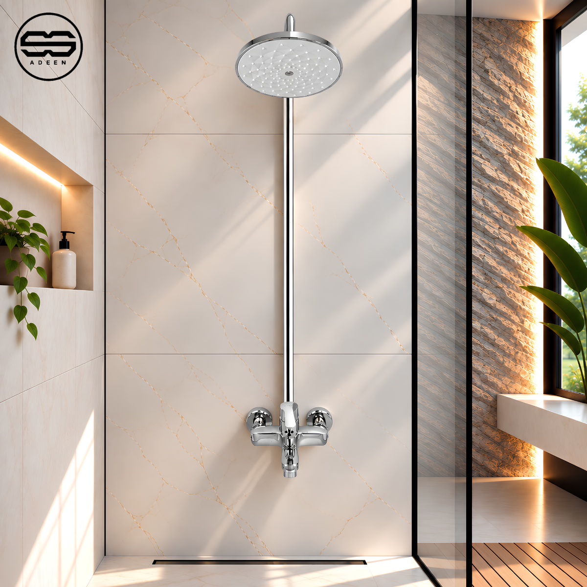 ZF-9307 CP Shower Set
