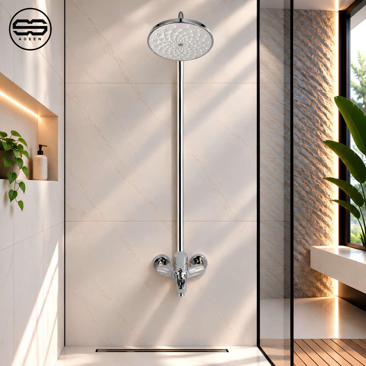 ZF-16007 CP Shower Set