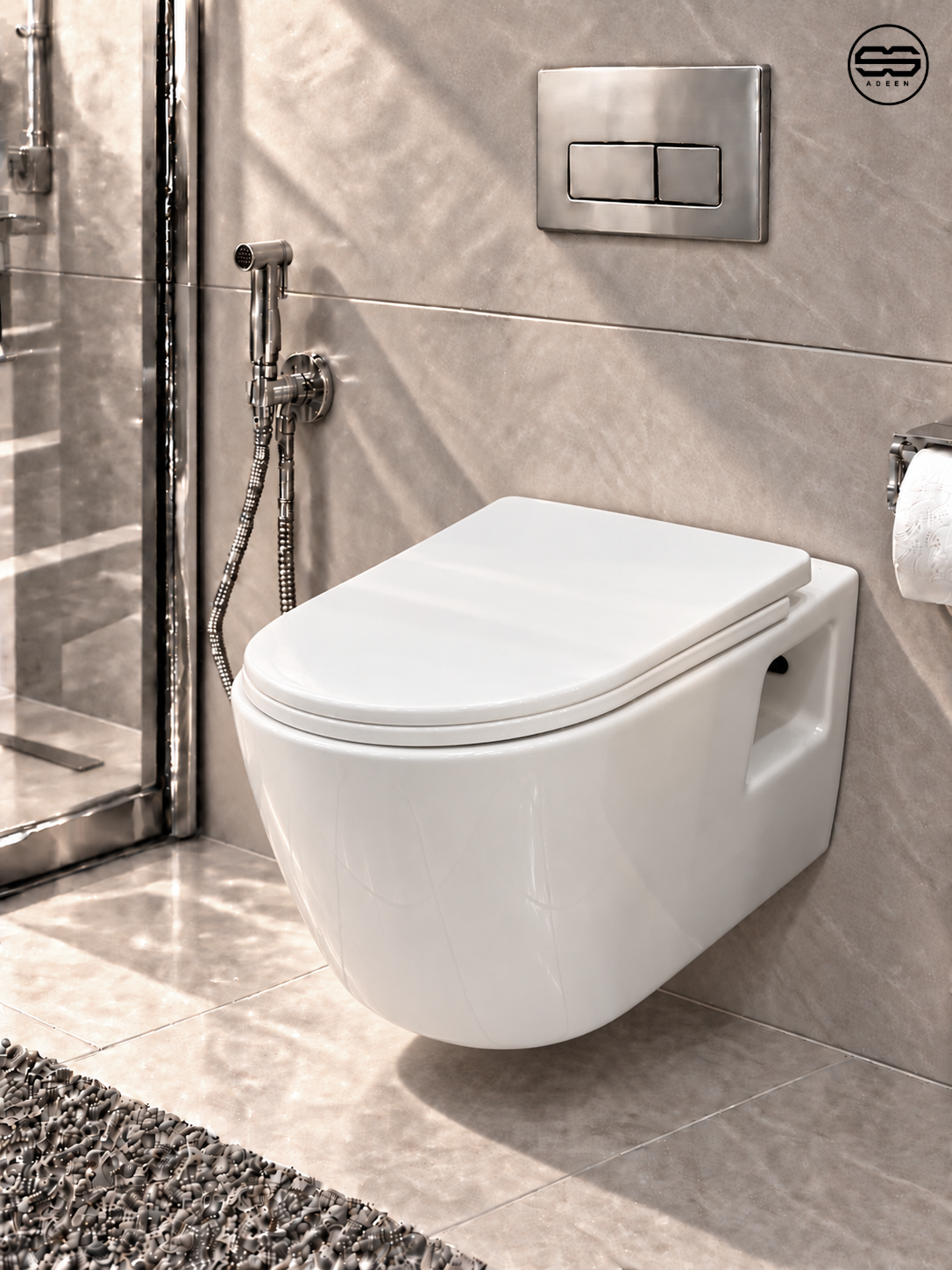 B-WHC 002-2 Wall-Hang Commode