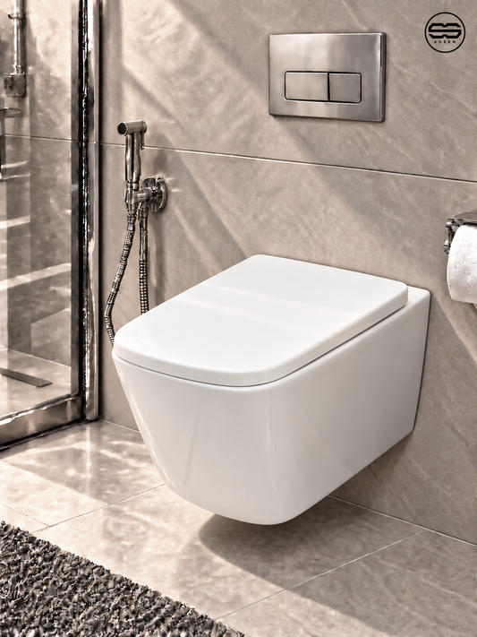 B-WHC S-100-W Wall-Hang Commode