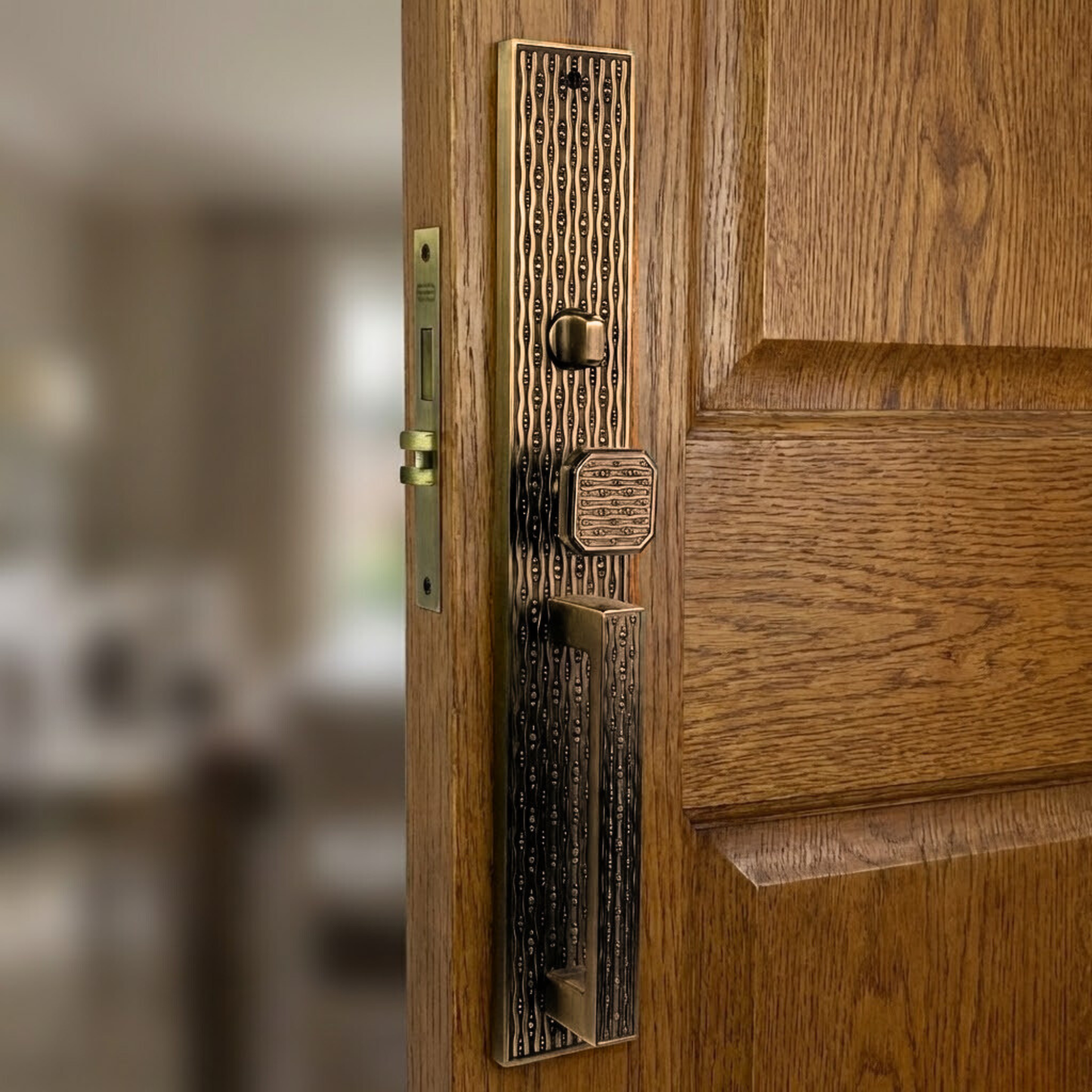 Regal Wave Matt Coffee Thumb Lock