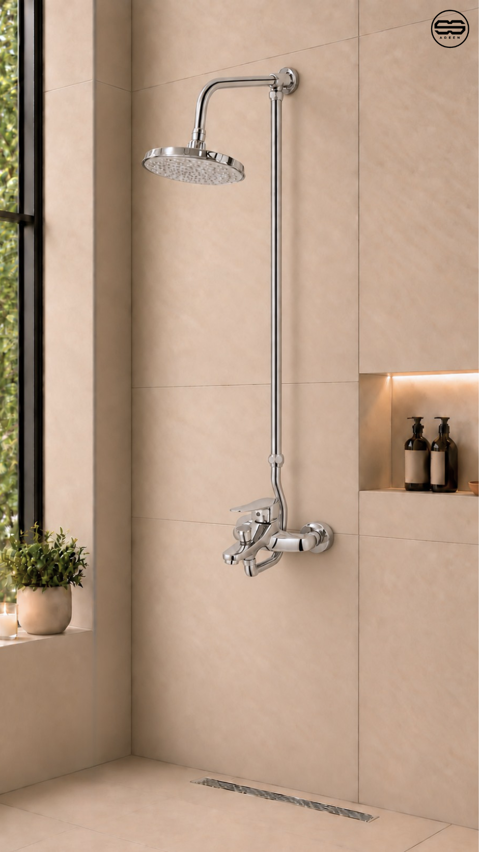 ZF-9607 CP Shower Set