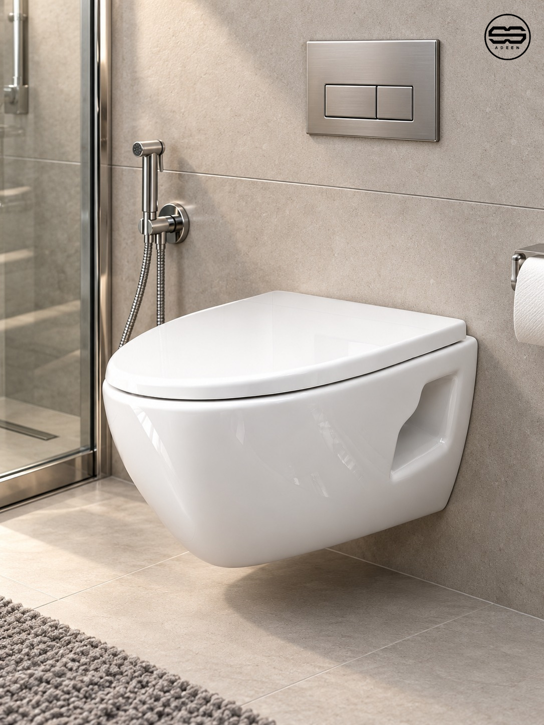 B-WHC-360-W Wall-Hang Commode