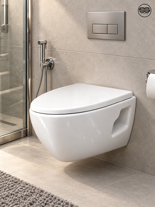 B-WHC-360-W Wall-Hang Commode