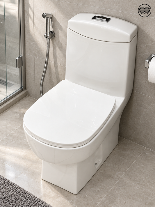 B-C BEAUTY-W Floor Commode