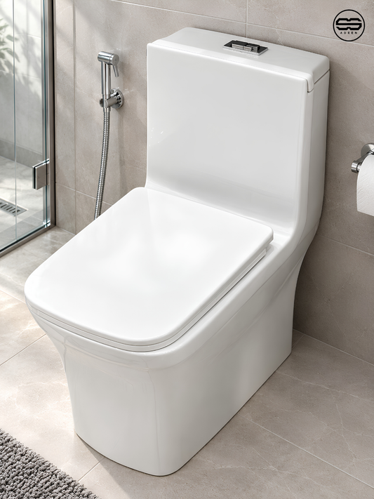 B-C Z20-W Floor Commode