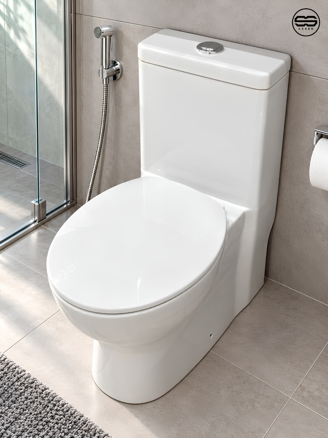V-C-V-888-W Floor Commode