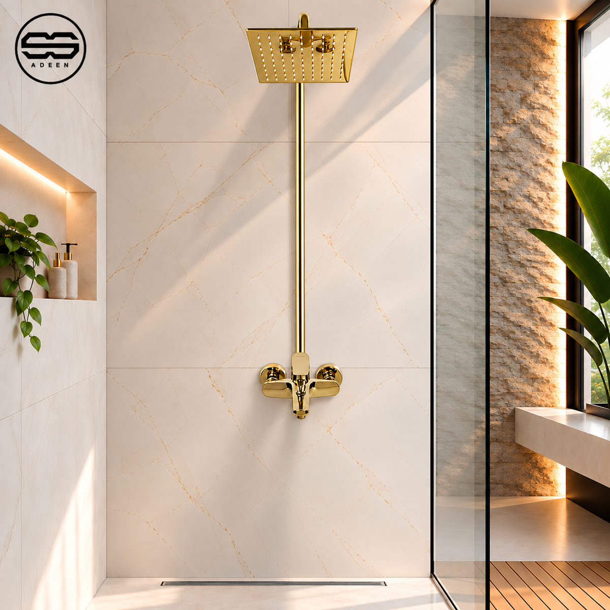 ZF-18007 Gold Shower Set