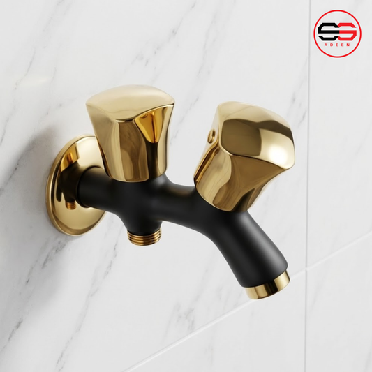 ZF-9203-BLK/GOLD Double Bib-Cock