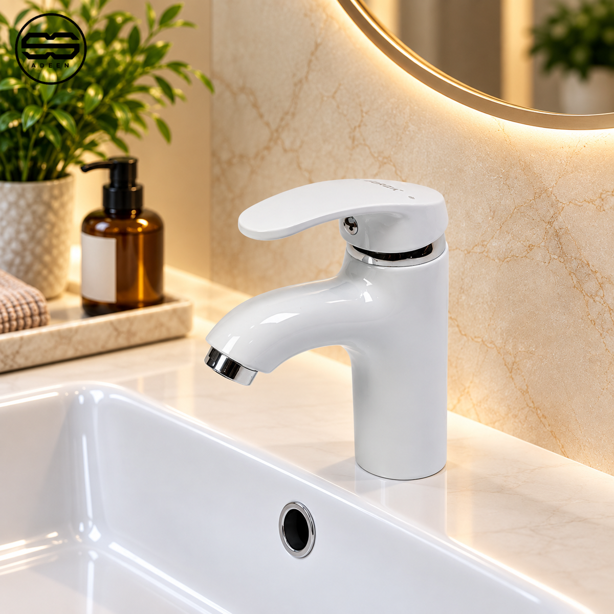 ZF=9207 White Shower Set