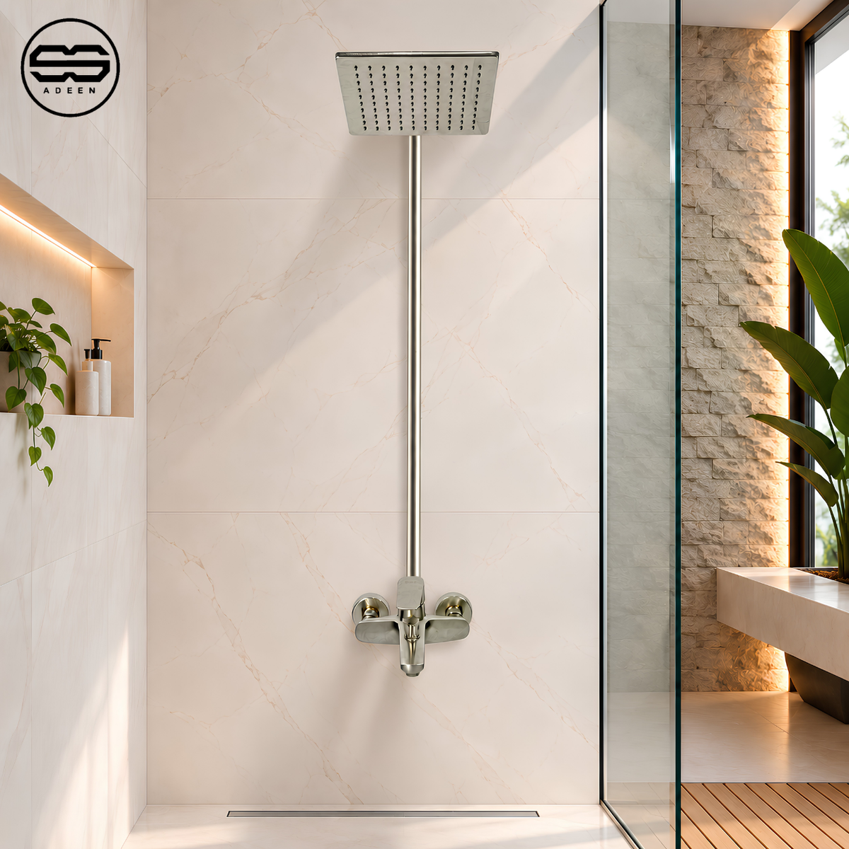 ZF-18007 Matt/SN Shower Set