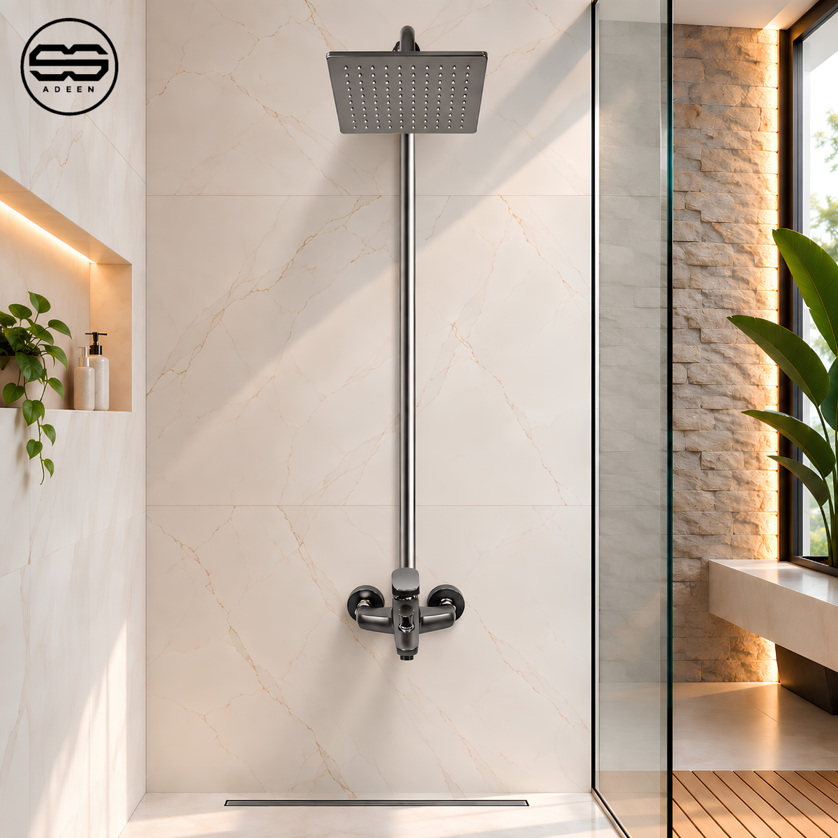 ZF-19007 Grey Shower Set
