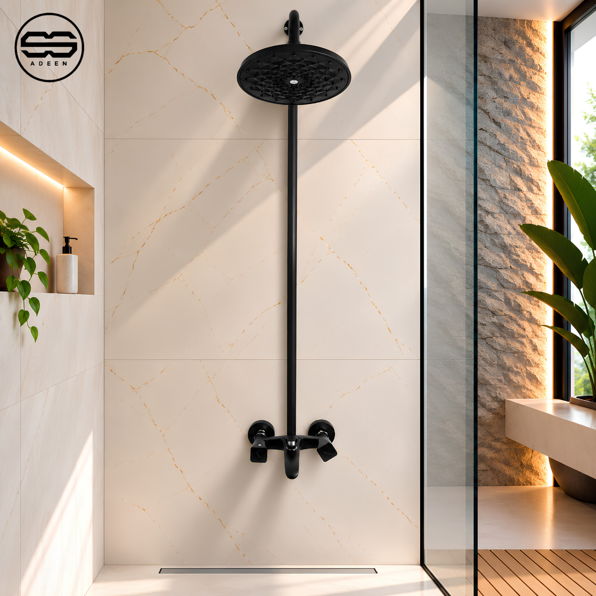 ZF-9107 Black Shower Set