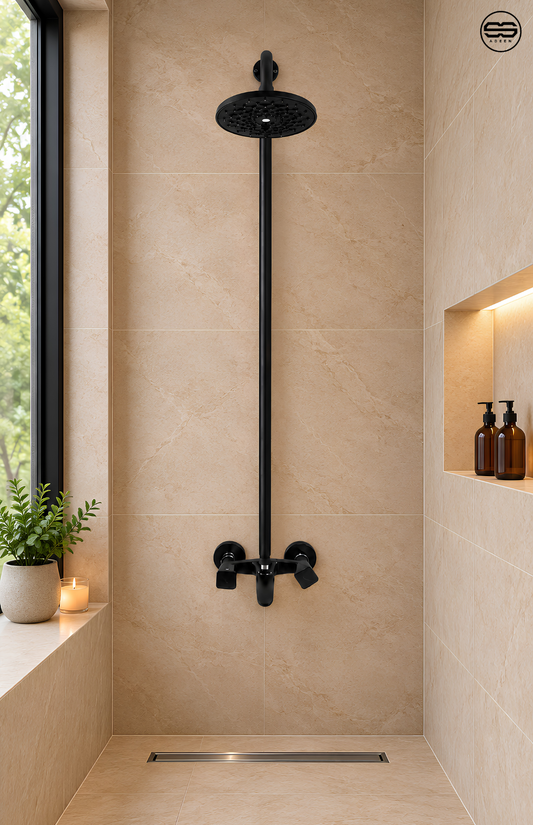 ZF-15007 Black Shower Set