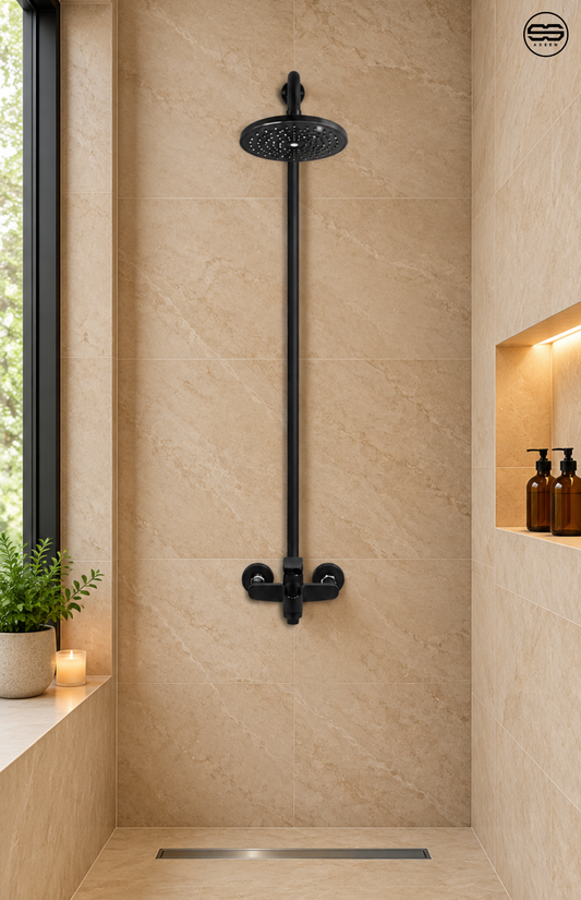 ZF-9607 Black Shower Set