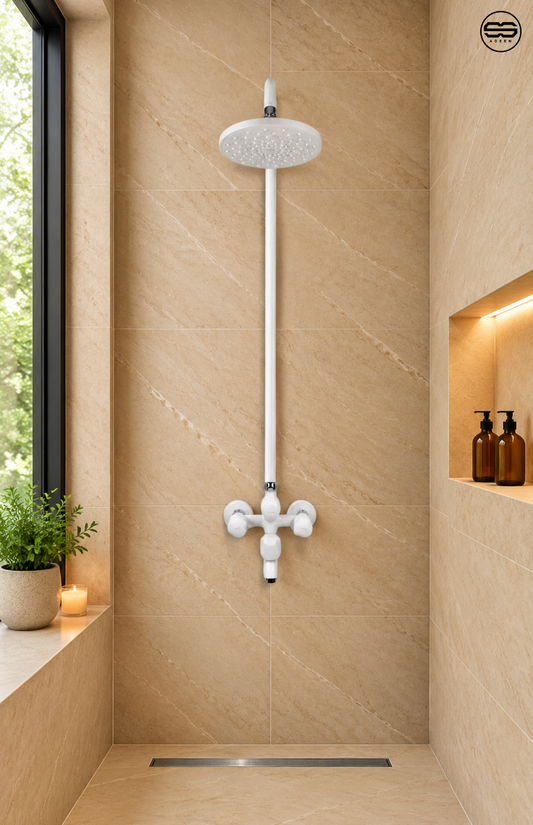 ZF-9007 White Shower Set