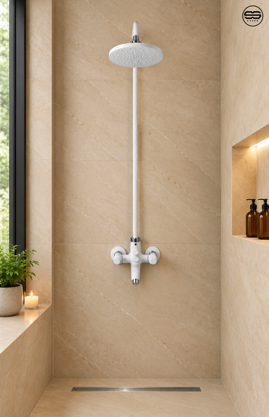 ZF-9207 White Shower Set