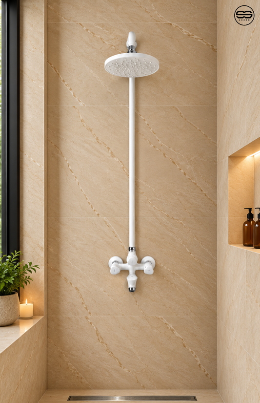 ZF-9707 White Shower Set